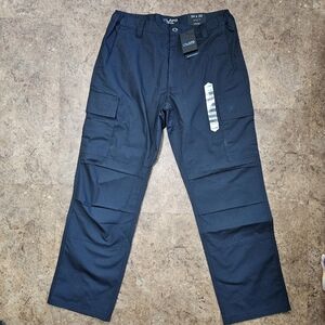 NWT LA Police Gear Core Cargo Rip Stop Navy Blue 34x32